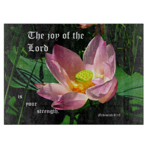 Planche À Découper Lotus Blossom Nehemiah 8:10
