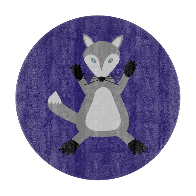 Planche À Découper Loup d'Halloween mignon (Devant)