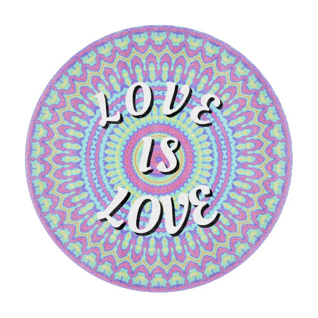 Planche À Découper Love Is Love Fierté (Devant)