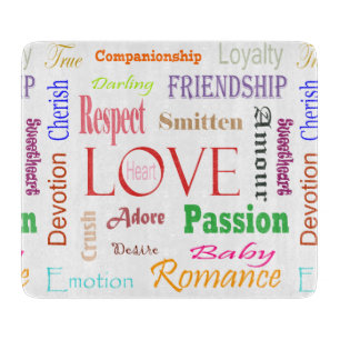Planche À Découper Love Synonyms par Shirley Taylor