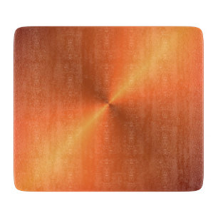 Planche À Découper Lueur Rouille Orange
