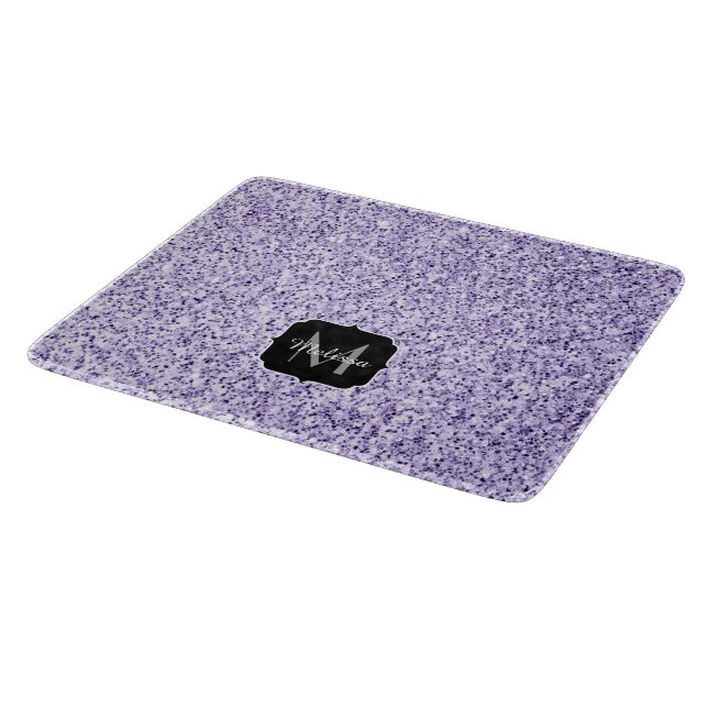 Planche À Découper Lumière ultra violette paillettes violet clair Mon (Coin)