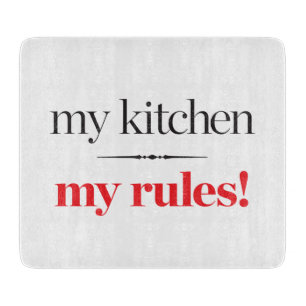Planche À Découper Ma cuisine, mes règles
