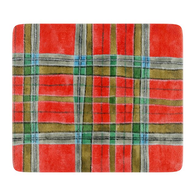 Planche à découper MAC BAIN TARTAN 6x7 (Devant)