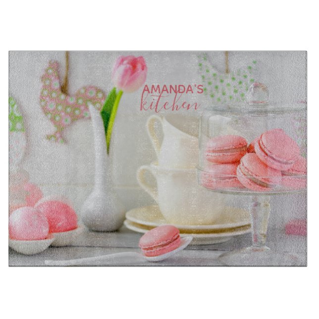 Planche à Découper Macarons Dans La Cuisine (Devant)