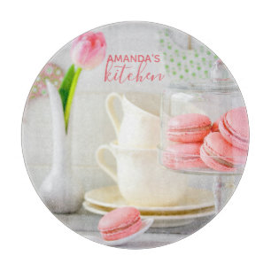 Planche À Découper Macarons Dans La Table De Coupe KItchen - Arrondi