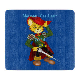 Planche À Découper Madame Cat Lady 2024 pour le président Thunder_Cov
