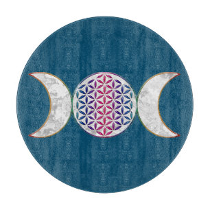 Planche À Découper Magie Triple Moon - Spirit Flower Of Life 2