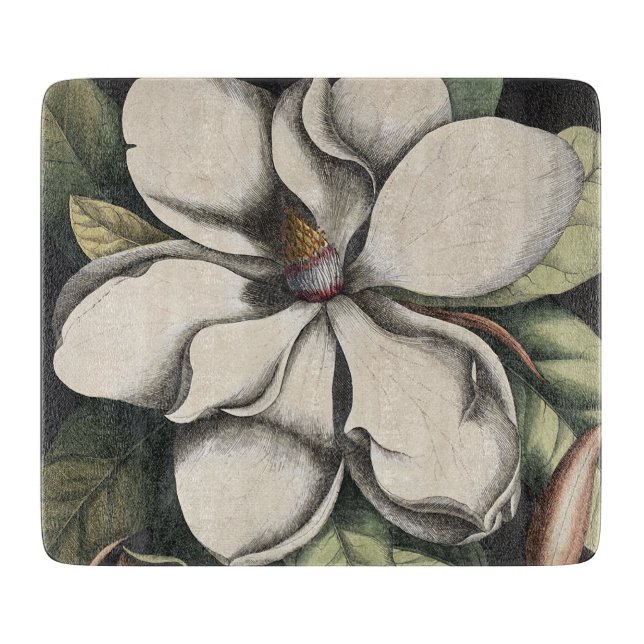 Planche À Découper Magnolia Vintage  (Devant)