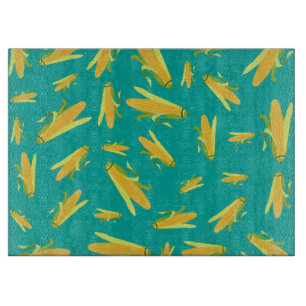 Planche À Découper Maïs Sur Le Motif Cob