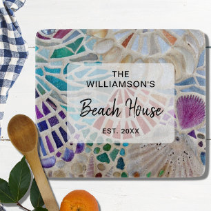 Planche À Découper Maison de plage personnalisée
