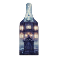 Maison d'Halloween avec Frankie, bleu foncé