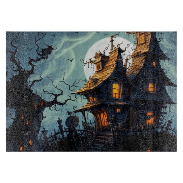 Planche À Découper Maison hantée  (Devant)