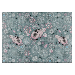 Planche À Découper Maison Kitty Motif