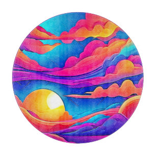 Planche À Découper Majesté d'un coucher de soleil