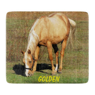 Planche À Découper Majestic Palomino Horse - Beaux Art Photographie