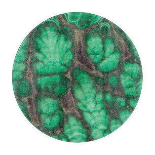 Planche À Découper Malachite à motif vert