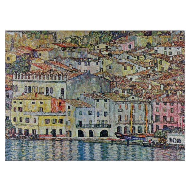 Planche À Découper Malcesine sur le lac de Garde Par Gustav Klimt (Devant)