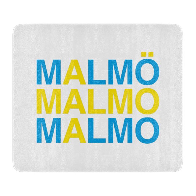 Planche À Découper MALMO Swedish Flag (Devant)