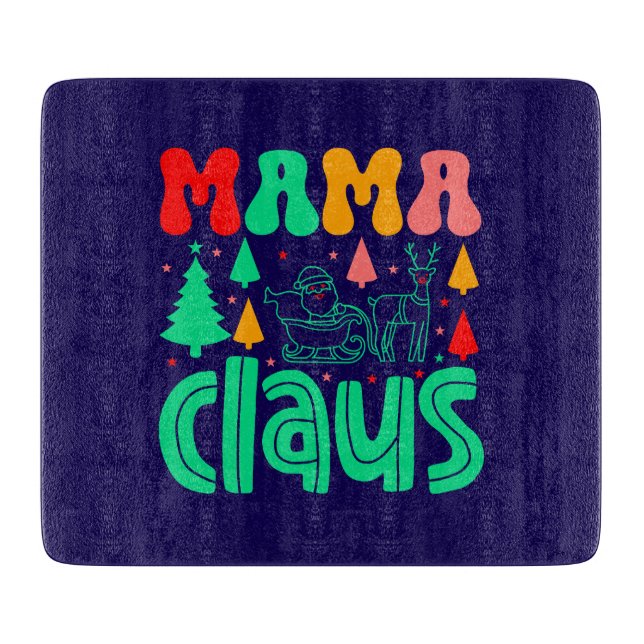 Planche À Découper Mama Claus Christmas Design-60097 (Devant)