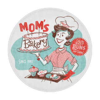 Planche À Découper Maman's Bakery Retro Cutting Board (CUSTOMIZABLE)