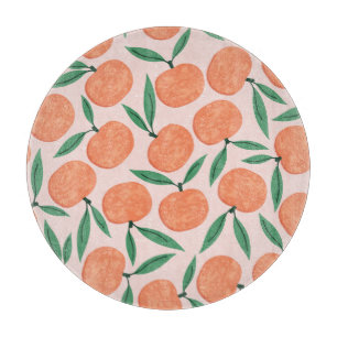 Planche À Découper Mandarins vintages : répétition de la texture des