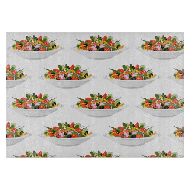 Planche À Découper Mangez plus de plantes frais motivation salade let (Devant)