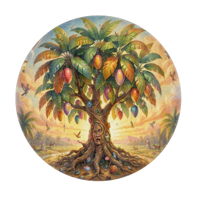 Planche À Découper Mangue – fruit tropical plein de goût (Devant)