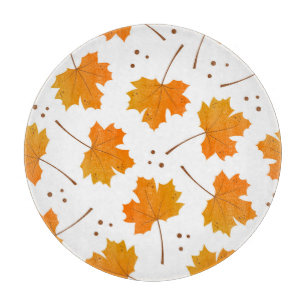 Planche À Découper Maple Mirth : Feuilles d'automne de dessin