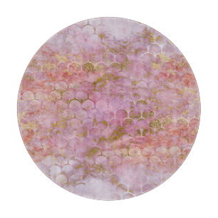 PLANCHE À DÉCOUPER MARBRE ABSTRAIT ART DÉCO PLATEAU PINK CUTTING BOAR