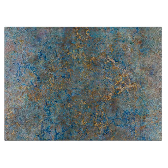 Planche À Découper Marbre de luxe de lazulite de Lapis (Devant)