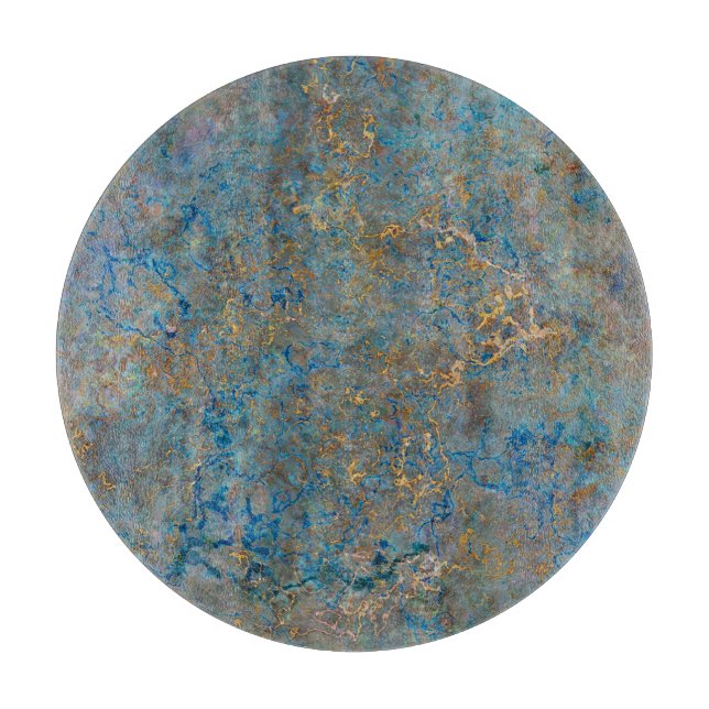 Planche À Découper Marbre de luxe de lazulite de Lapis (Devant)