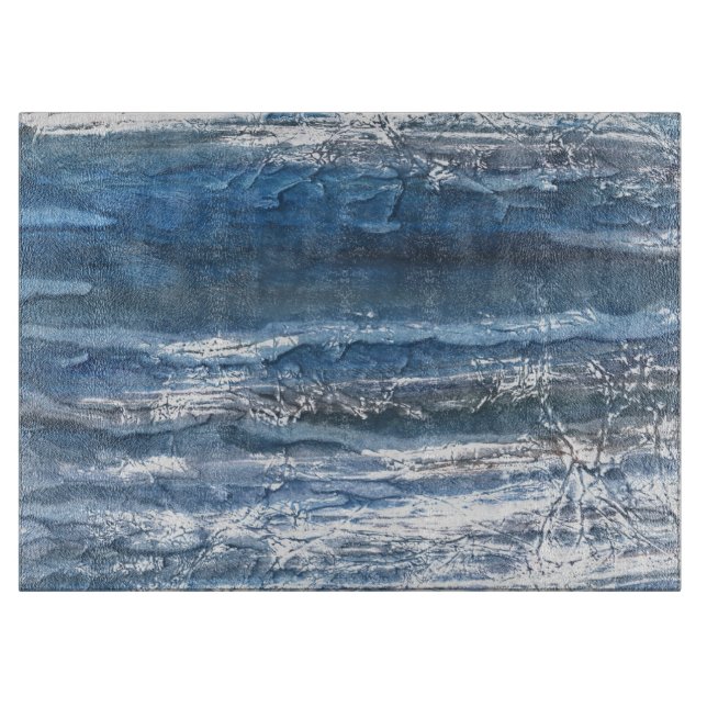 Planche À Découper Marbre gris-bleu (Devant)