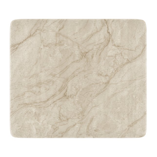 Planche À Découper Marbre Subtil Neutre Style Moderne Raffiné (Devant)