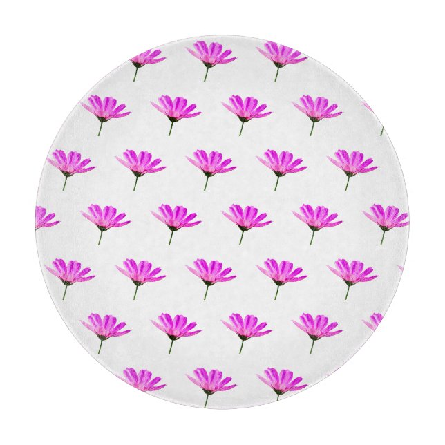 Planche À Découper Marguerite rose (Devant)