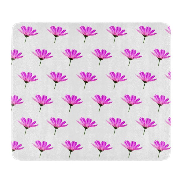 Planche À Découper Marguerite rose  (Devant)