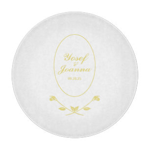 Planche À Découper Mariage d'or