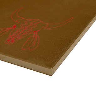 Planche à découper marron Red Ghost Dance Buffalo