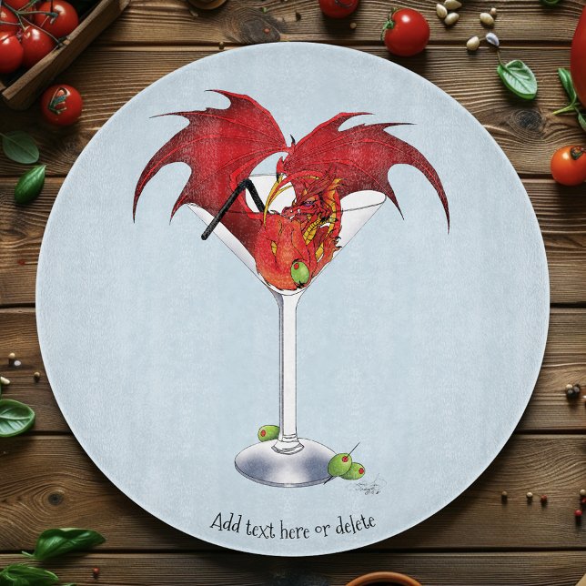 Planche À Découper Martini Imaginaire Red Dragon (Créateur téléchargé)