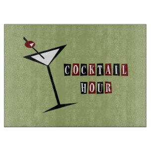 Planche À Découper Martini {Vintage Style}