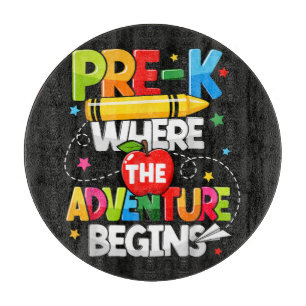 Planche À Découper Maternelle où l'aventure commence Retour à l'école