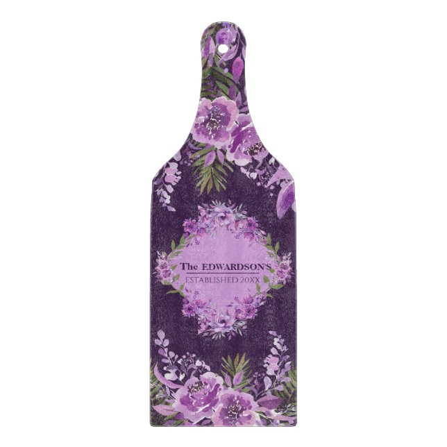 Planche à découper Mauve Meadows : Une tapisserie  (Devant)