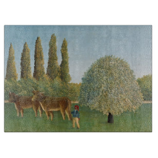 Planche À Découper Meadowland (The Pasture), Henri Rousseau,  1910