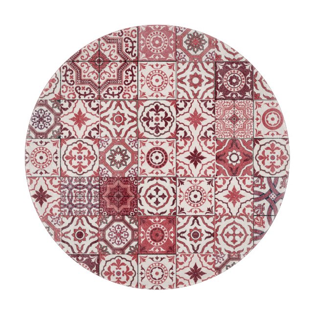 Planche À Découper Mega Magnifique Motif marocain Patchwork (Devant)