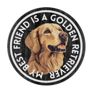 Planche À Découper Meilleur ami Golden Retriever
