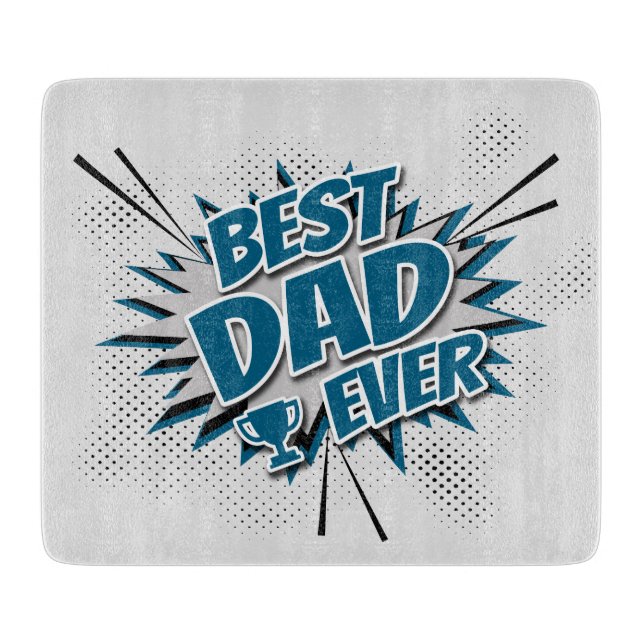 Planche À Découper Meilleur papa jamais (Devant)
