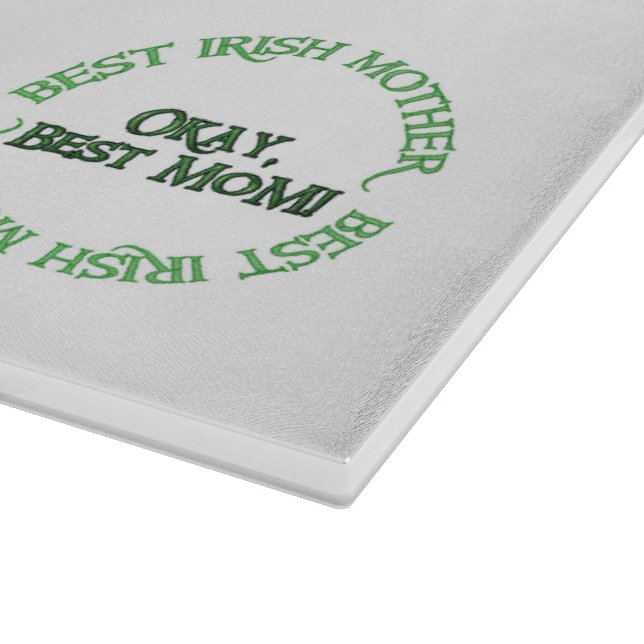 Planche À Découper Meilleure découpe en verre mère irlandaise (Coin)