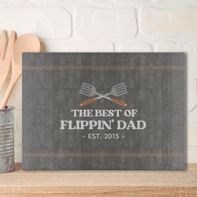 Planche À Découper Meilleure spatule pour papa Flippin Drôle Rétro  (In situ)