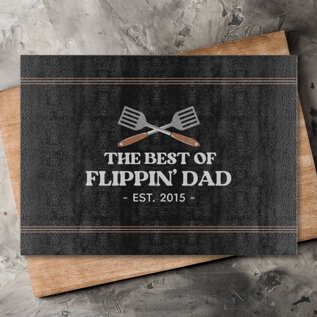 Planche À Découper Meilleure spatule pour papa Flippin Drôle Rétro  (In situ)