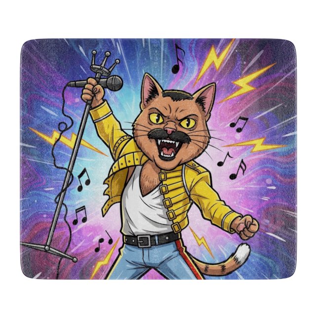 Planche À Découper Meowhemian Rhapsody (Devant)